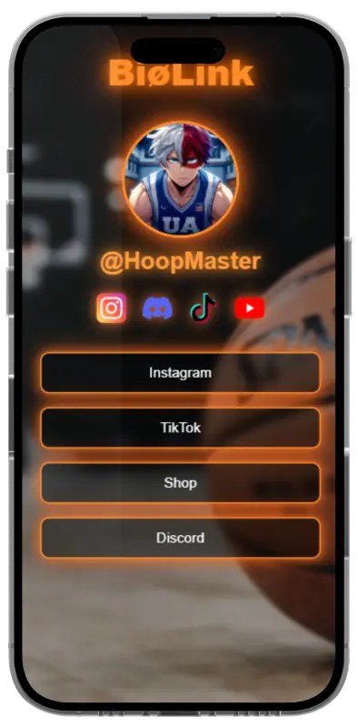 Template BioLink Basket