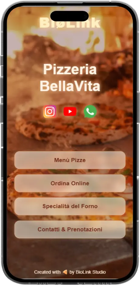 Template BioLink Pizzeria