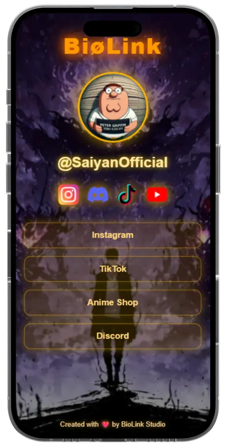 Template BioLink Solo Leveling