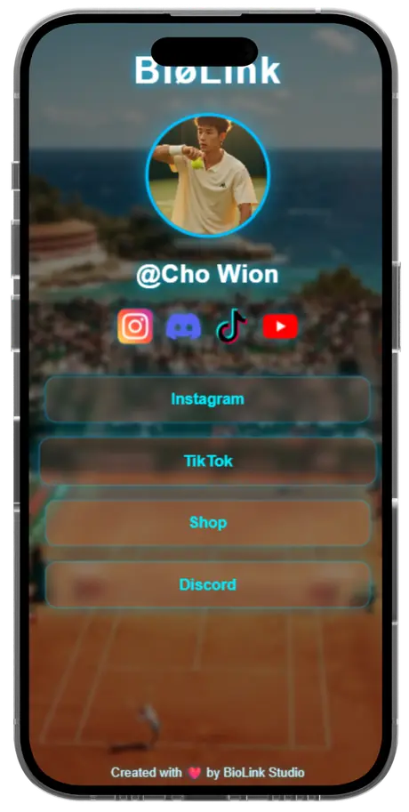 Template BioLink Tennis